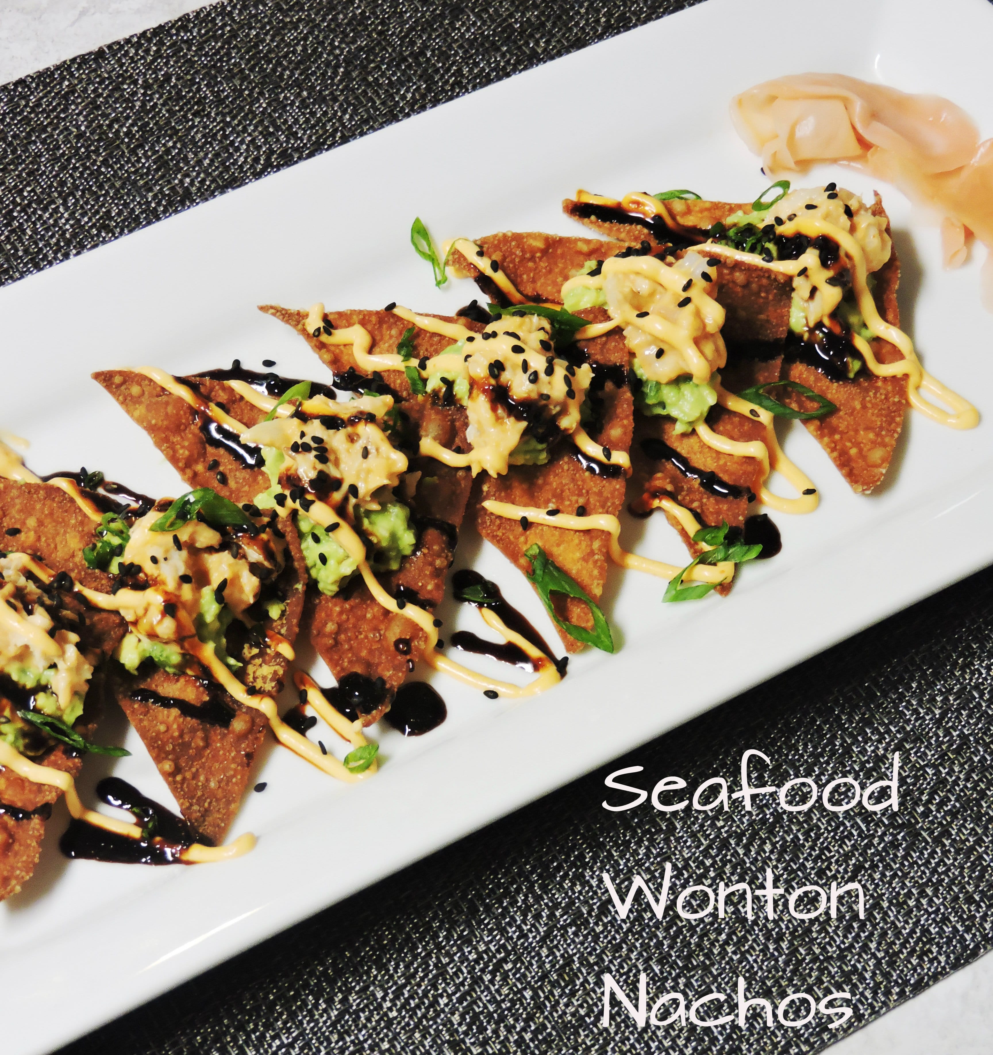 Seafood Wonton Nachos Cooks Well With Others
