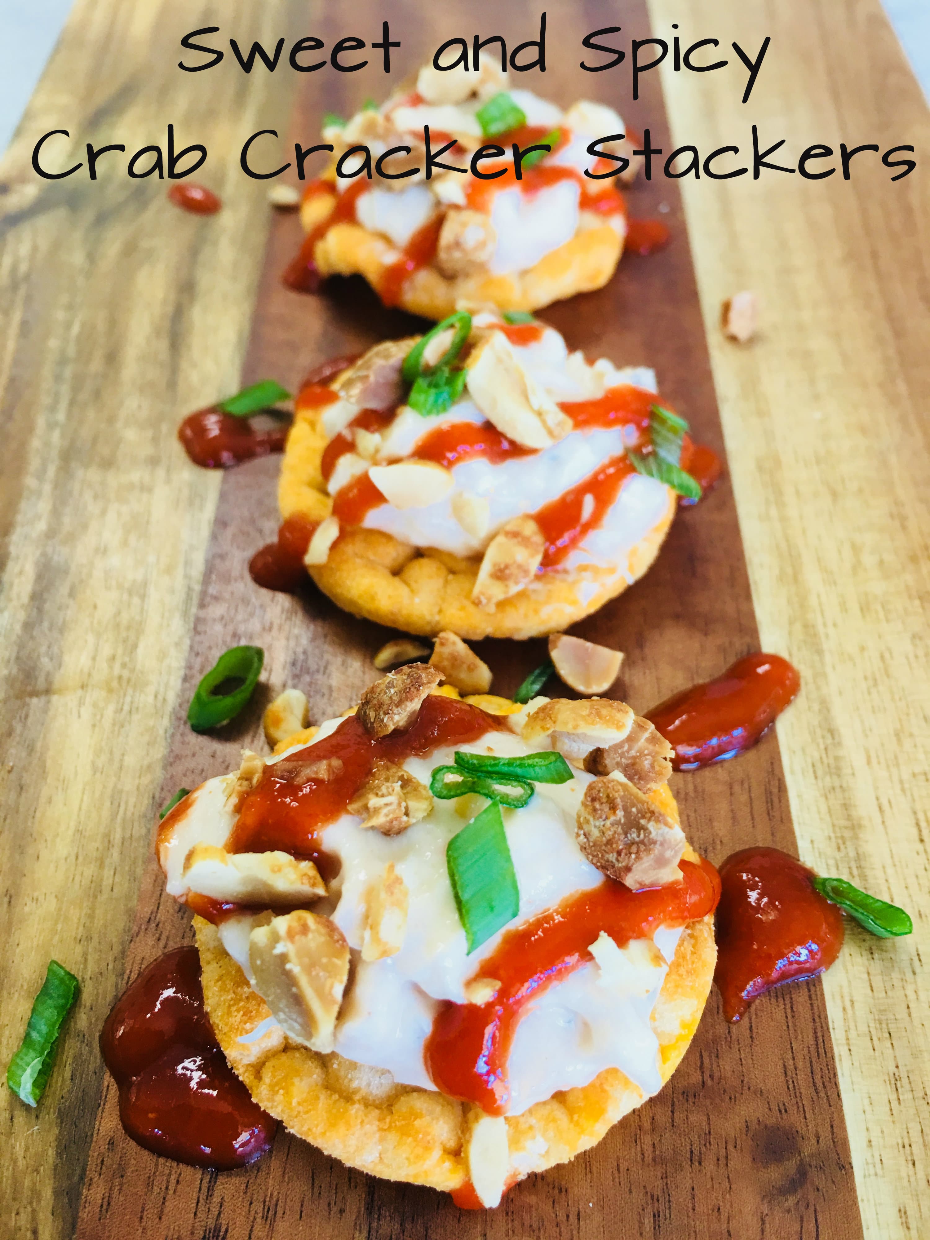Sweet and Spicy Crab Cracker Stackers Cooks Well With Others