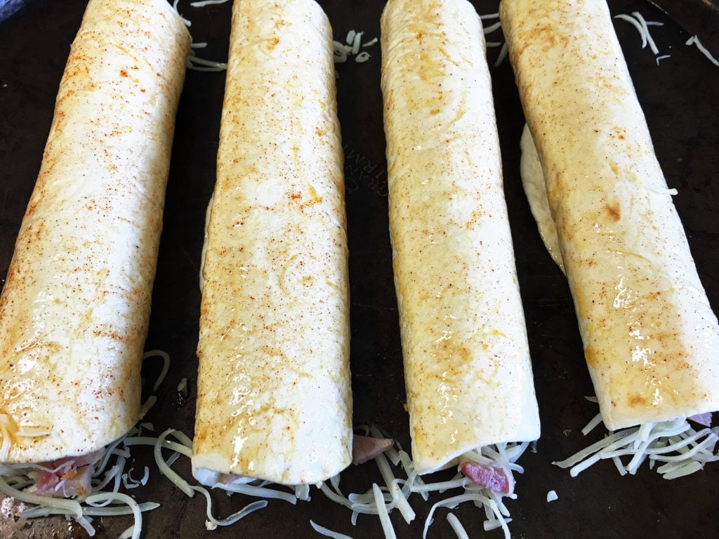 Flautas Before Baking