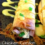 Chicken Cordon Bleu Flautas