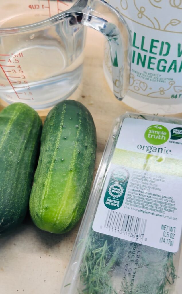 making pickles