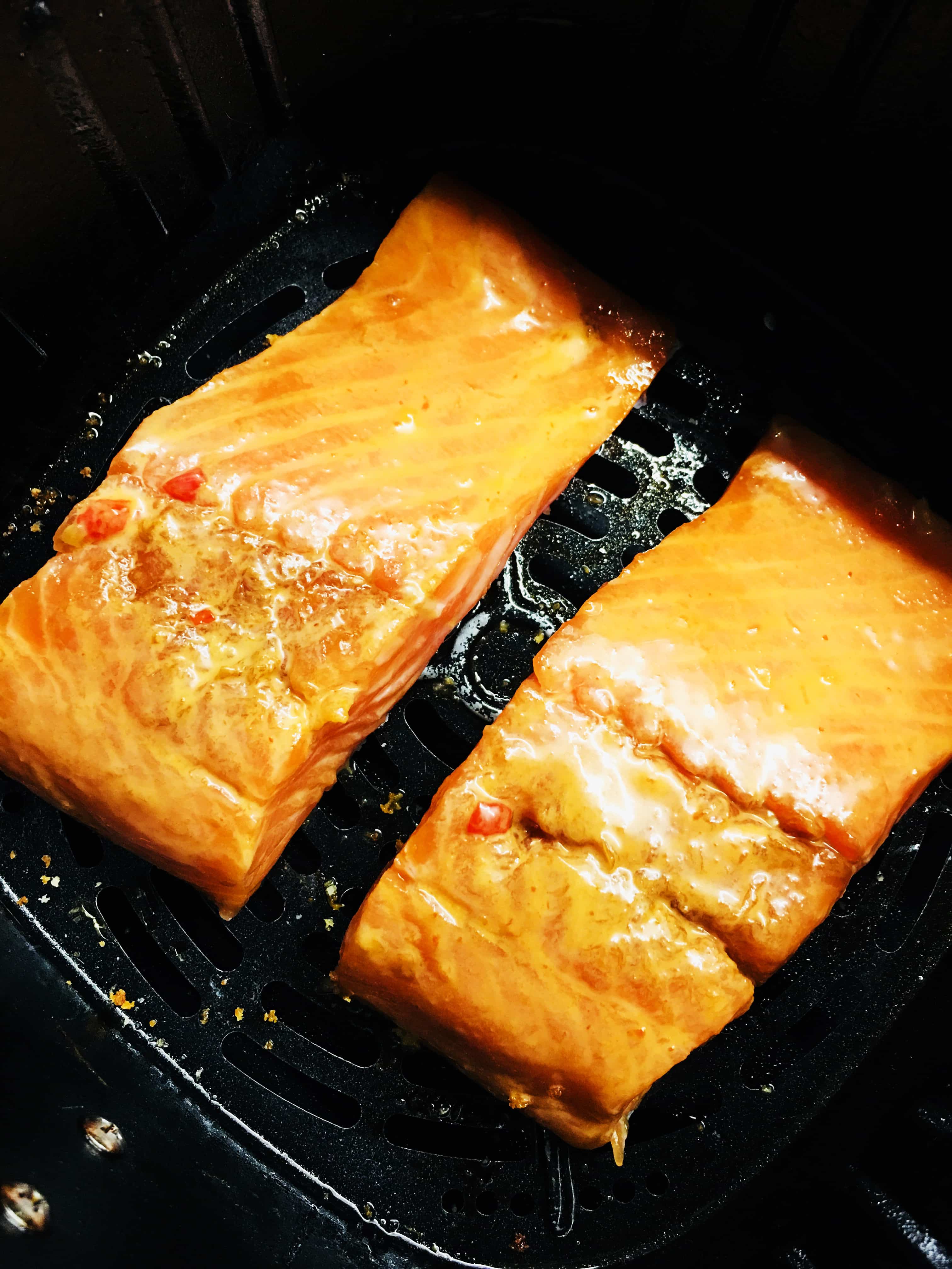 Bang Bang Salmon with Cauliflower Rice - Cooks Well With Others