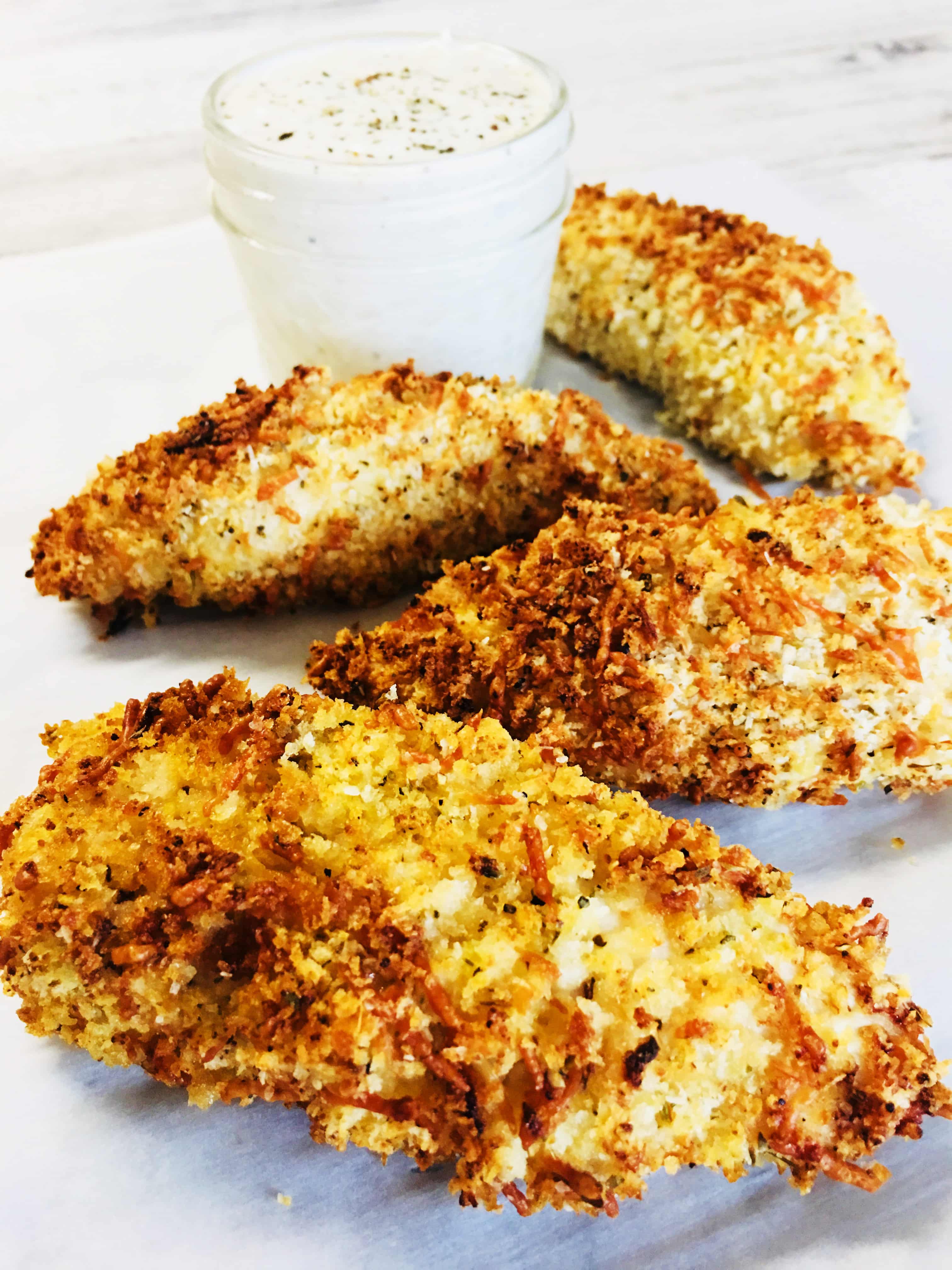 Garlic Parmesan Air Fryer Chicken Tenders
