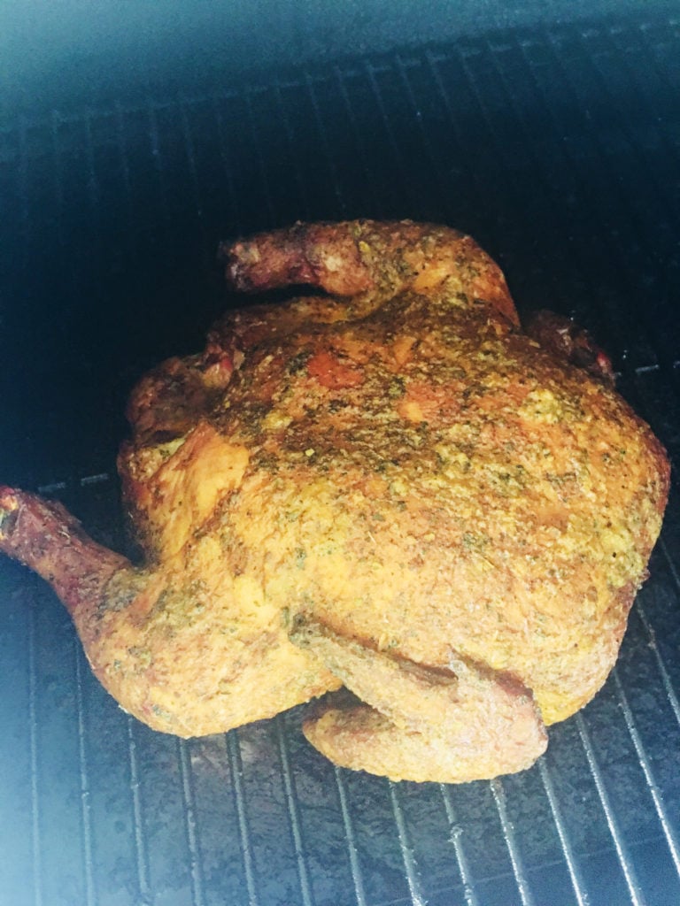 Smoked Cajun Garlic Butter Chicken