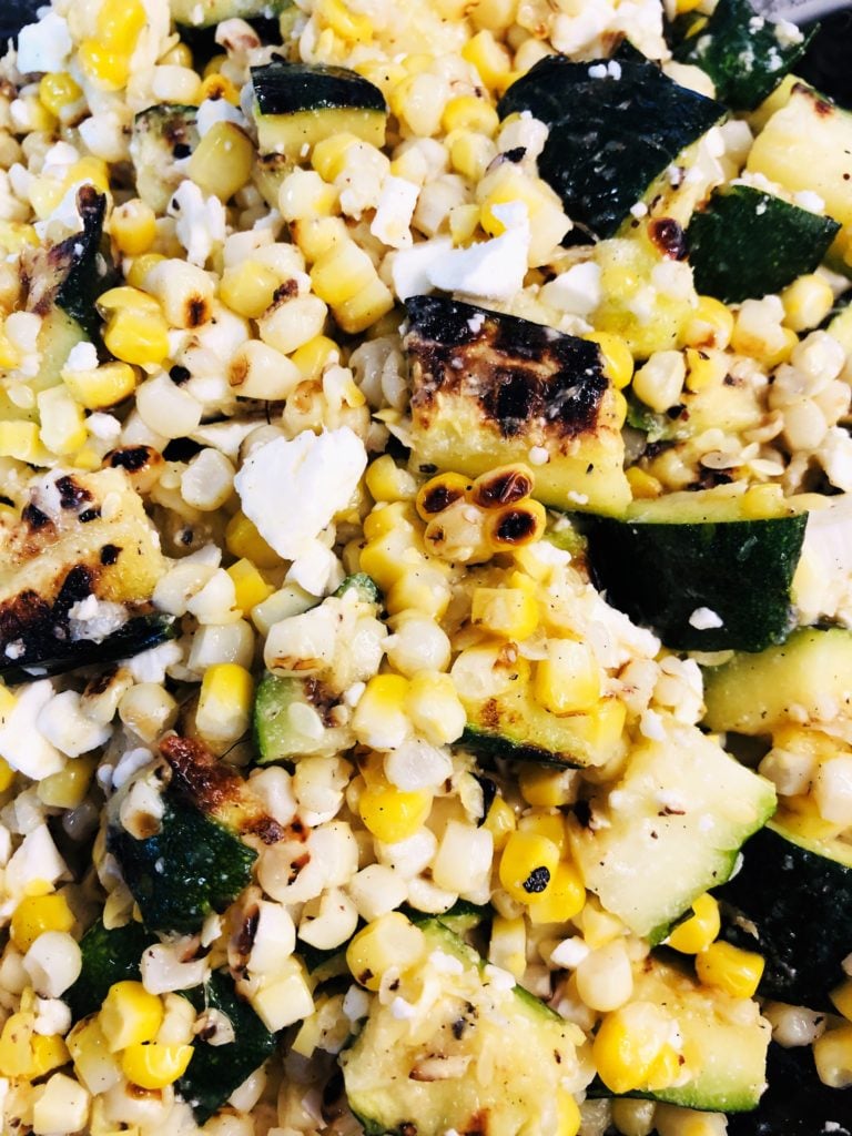 Grilled Corn and Zucchini Salad