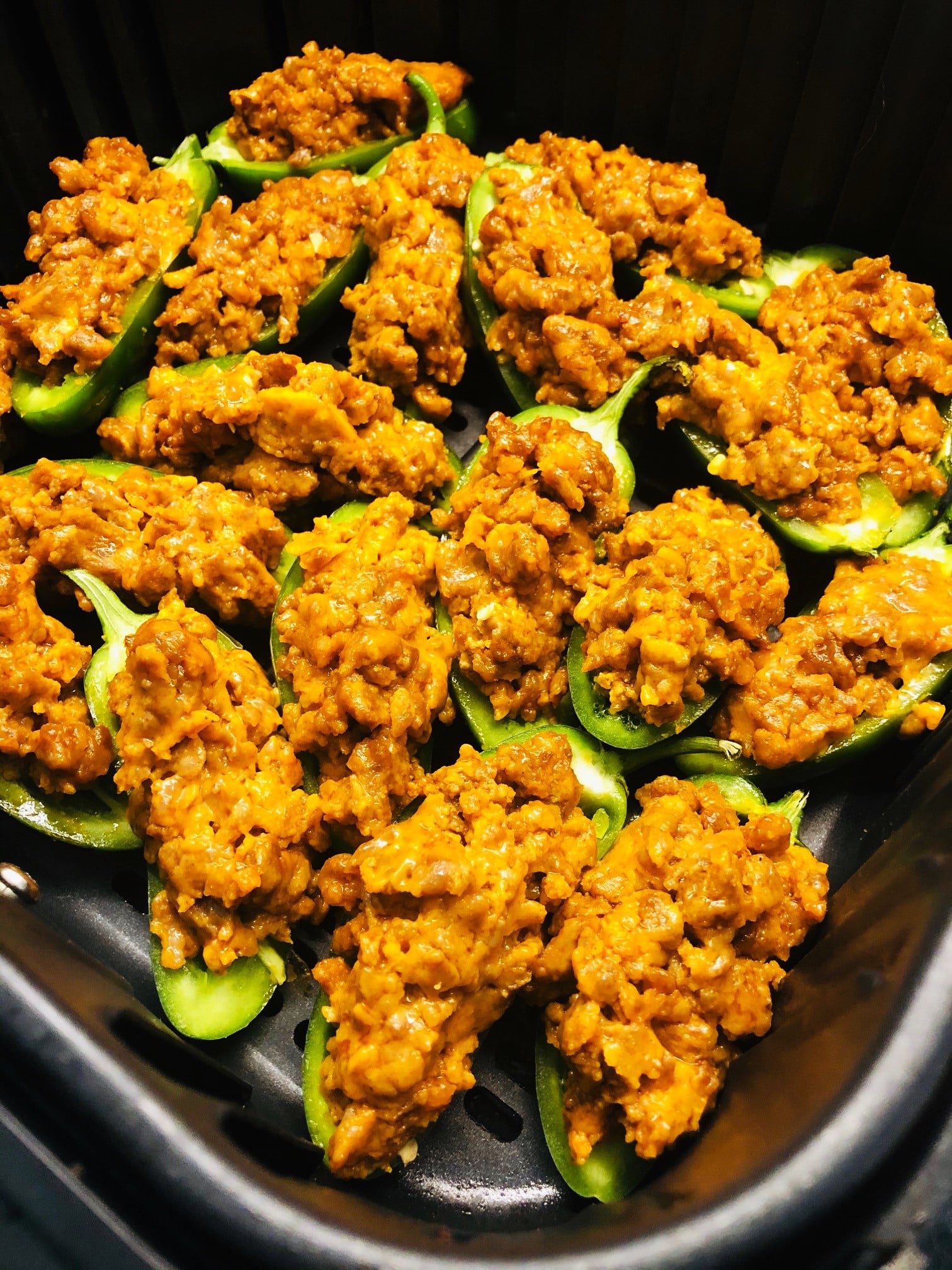 Air Fryer Chorizo Goat Cheese Jalapeno Poppers Cooks Well With Others