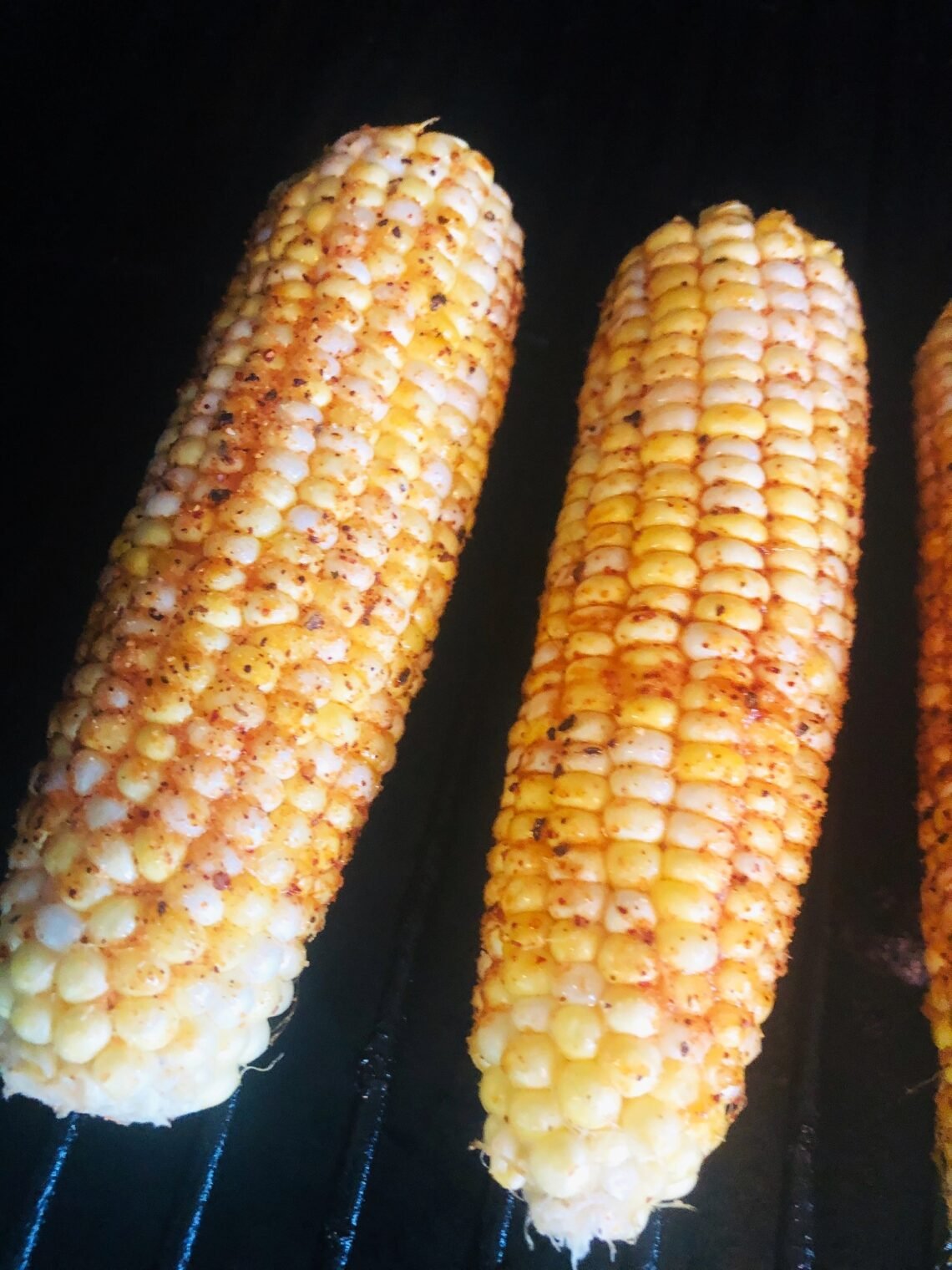 corn on the smoker