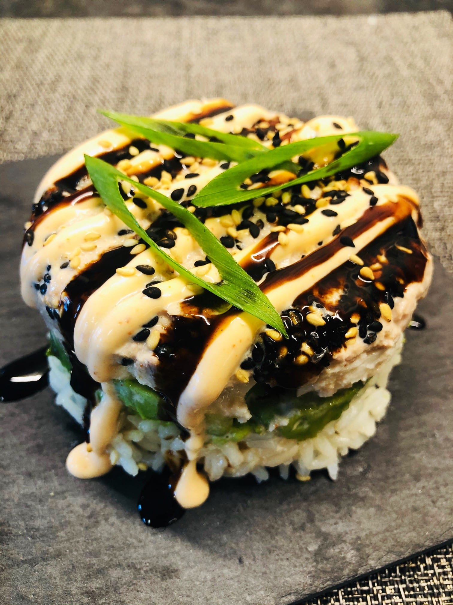 Spicy Tuna Sushi Stacks Cooks Well With Others