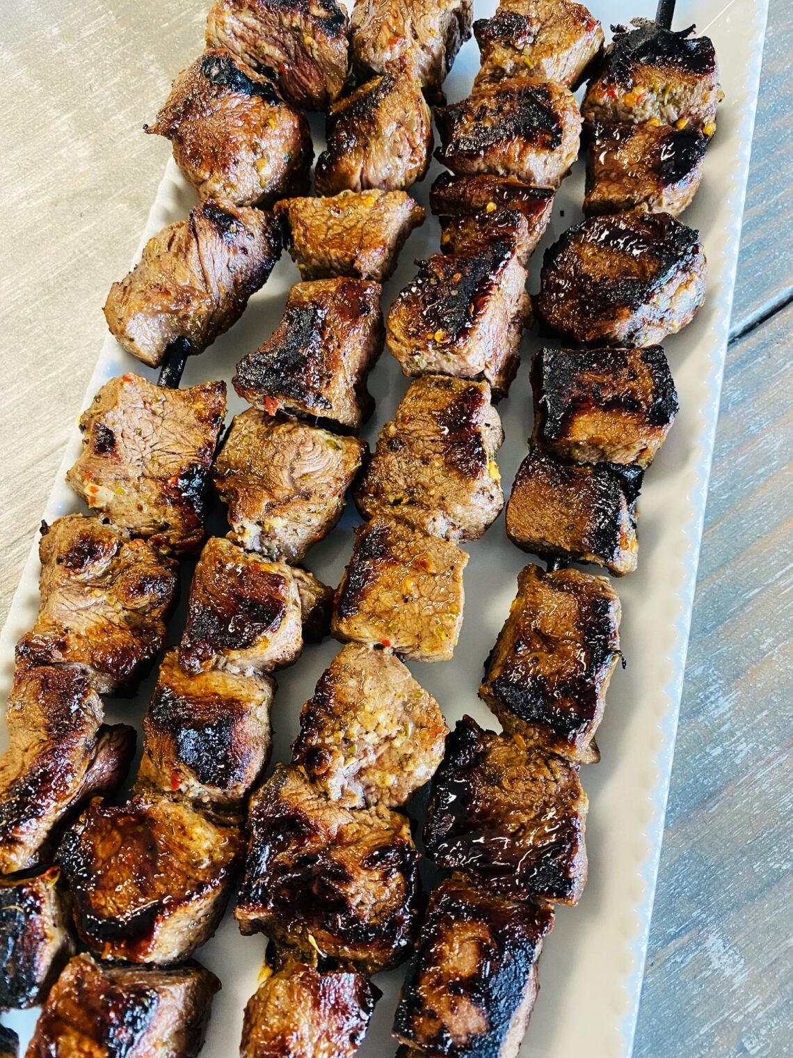 Honey Balsamic Steak Kabobs