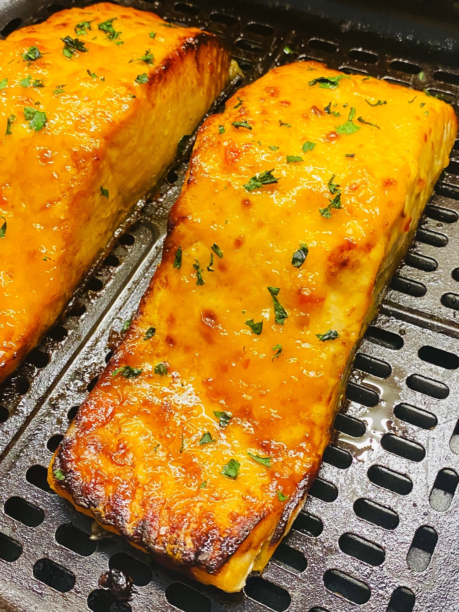Air Fryer Bang Bang Salmon - Cooks Well With Others