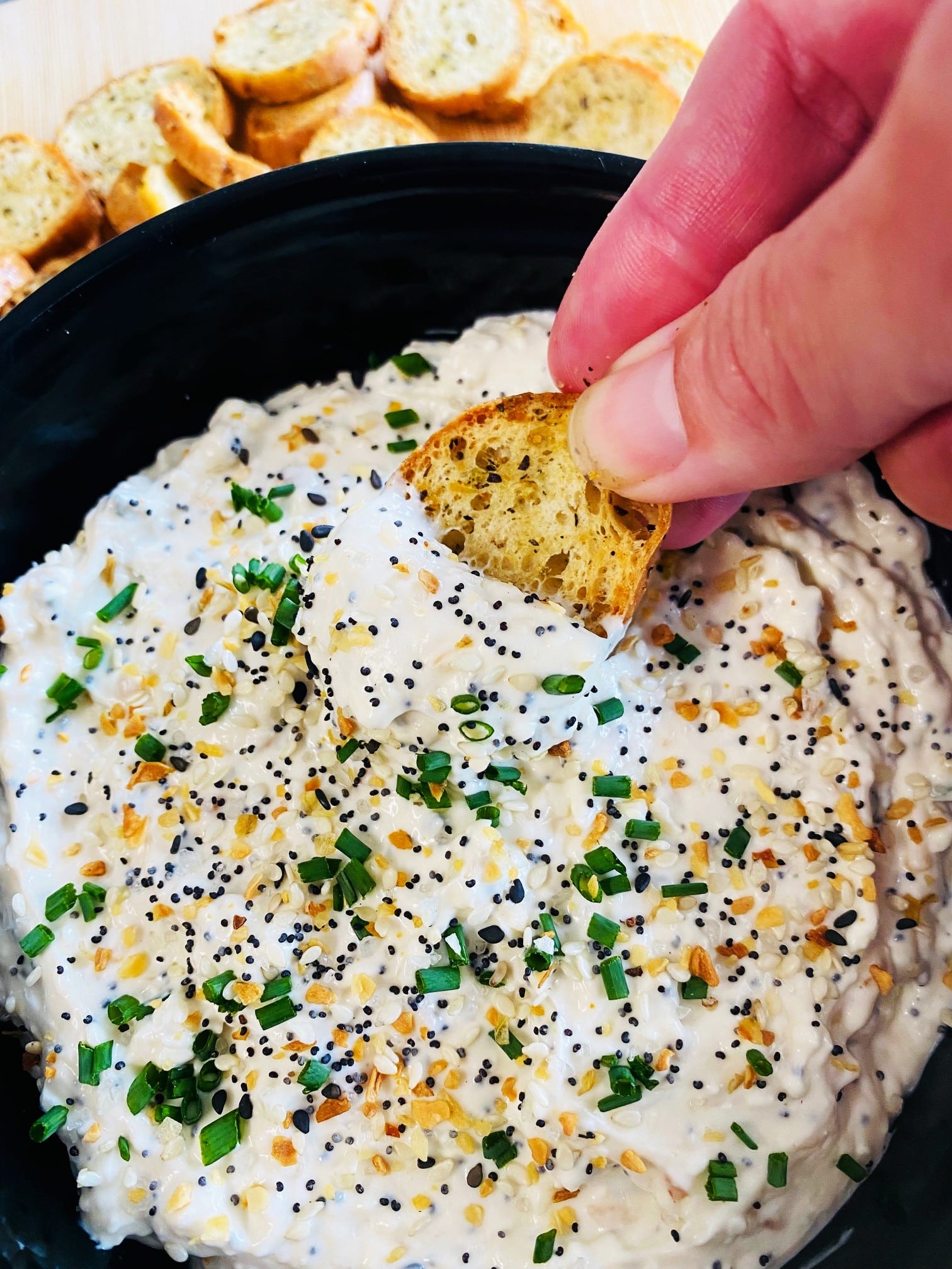 Everything Bagel Dip - Cooks Well With Others