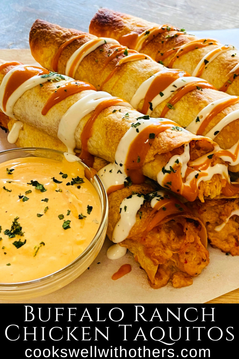 Buffalo Ranch Chicken Taquitos - Cooks Well With Others