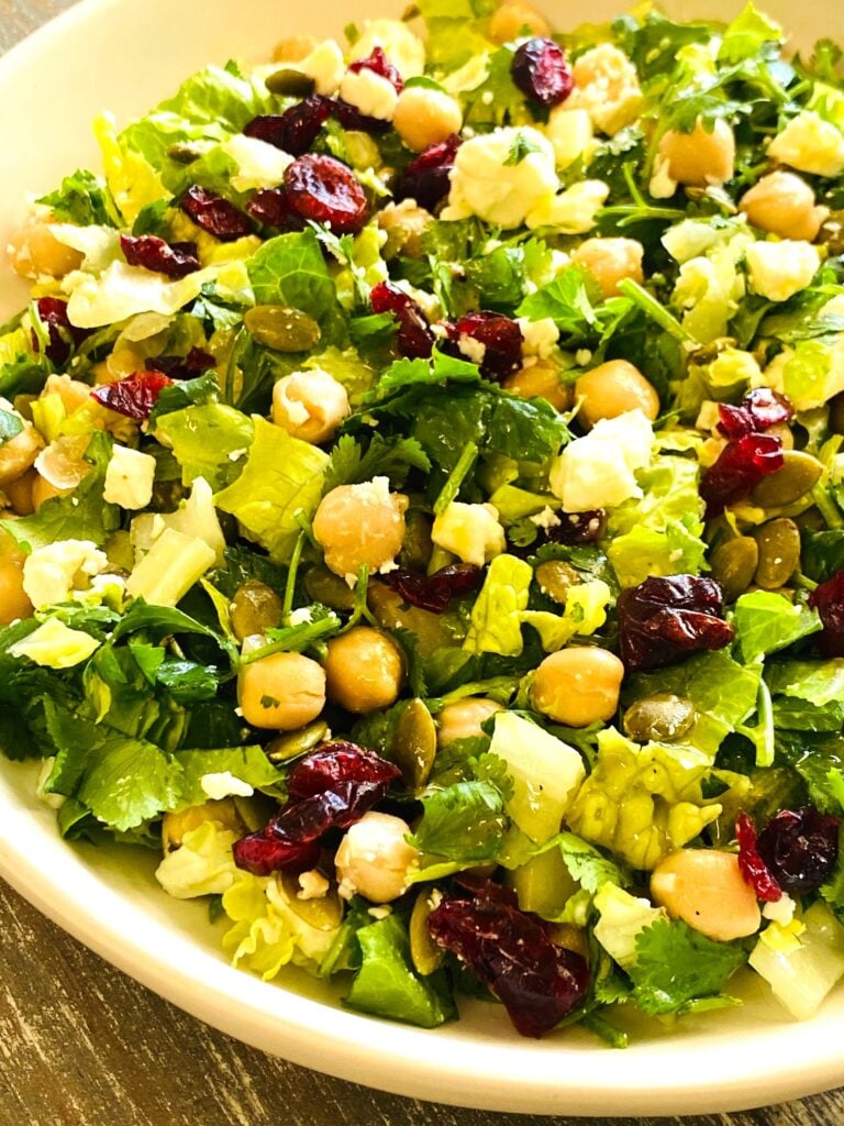 Lemon Feta Chickpea Salad
