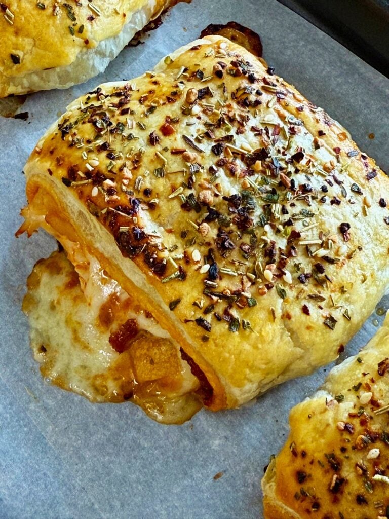 Tuscan Turkey Puff Pastry Roll Ups