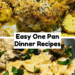 Easy One Pan Dinner Recipes