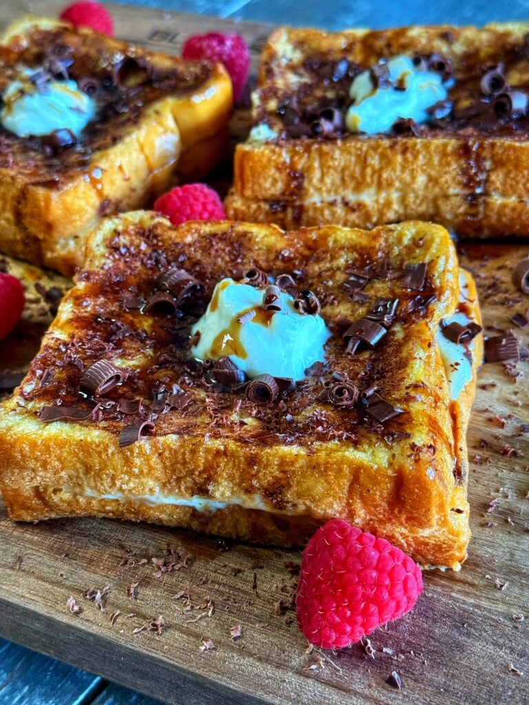 Tiramisu French Toast with Kahlua Syrup