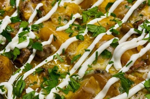 Crock Pot Loaded Steak and Potatoes