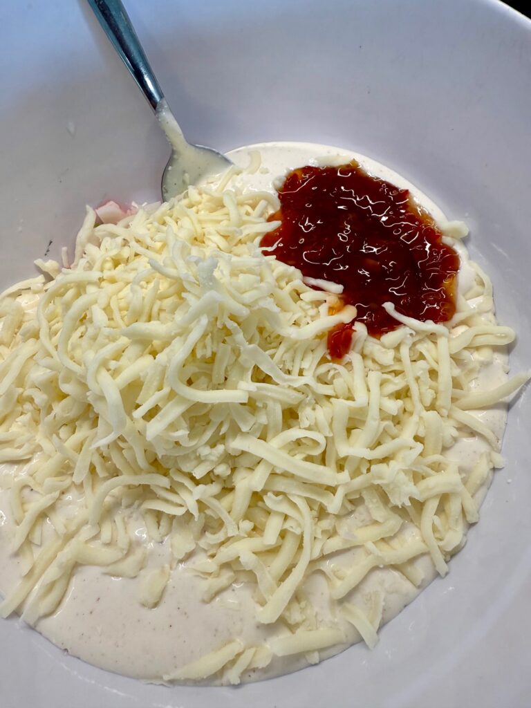 Cottage Cheese Crab Rangoon Dip