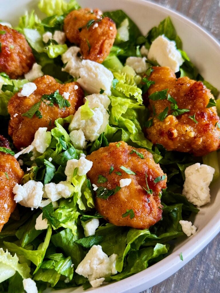 Lemon Hot Honey Chicken Salads