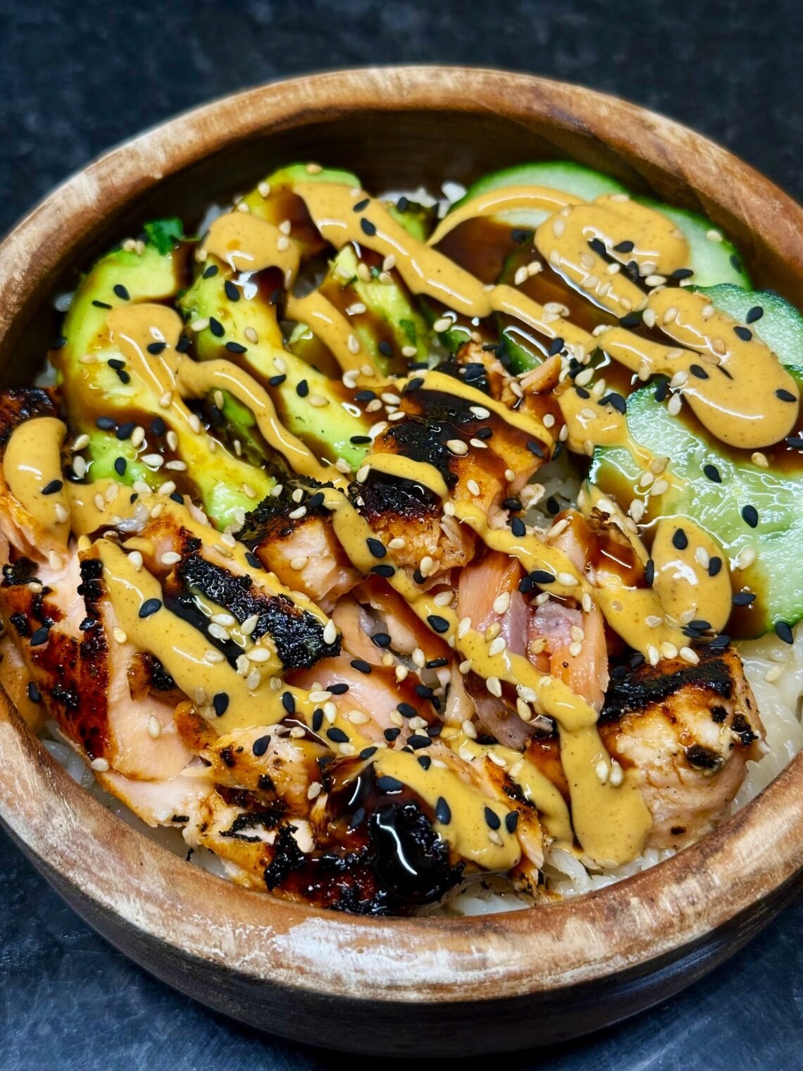 Teriyaki Salmon Rice Bowls