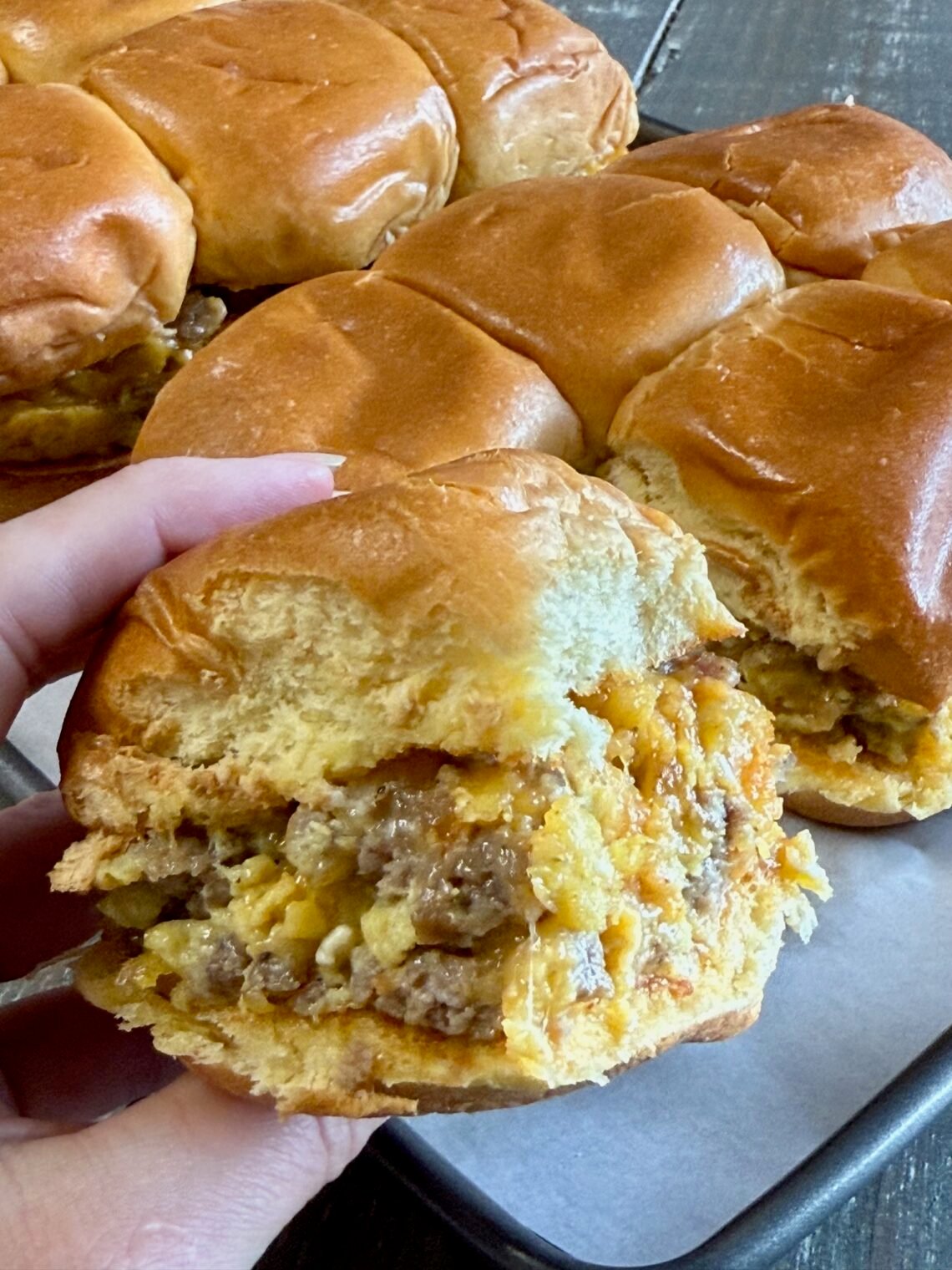 Breakfast Sloppy Joe Sliders