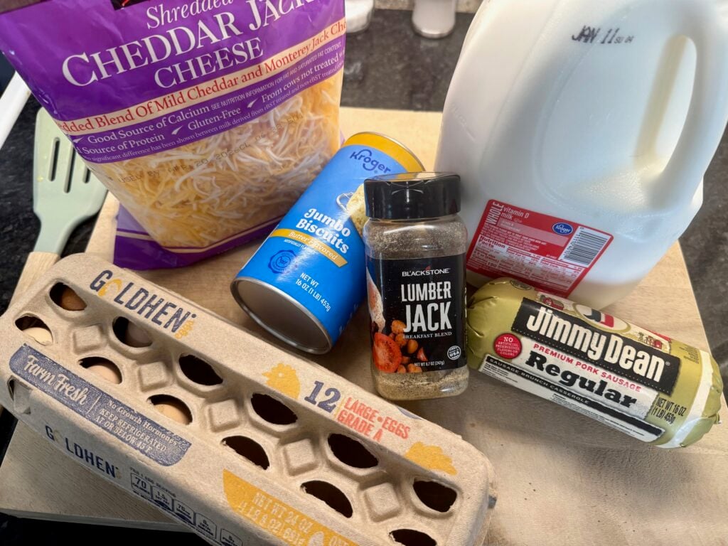 ingredients for the recipe