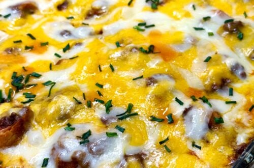 Easy Chili Corn Dog Casserole