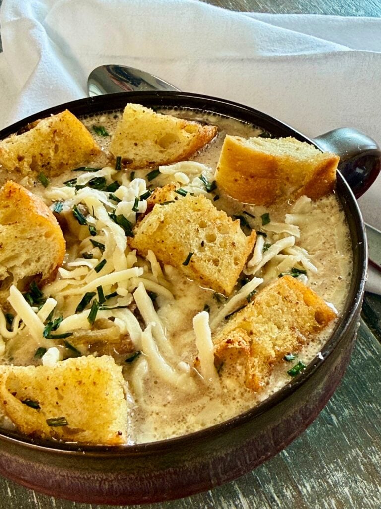 Crock Pot Cheesesteak Soup