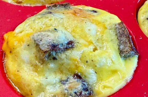 High Protein Sausage Egg Bites