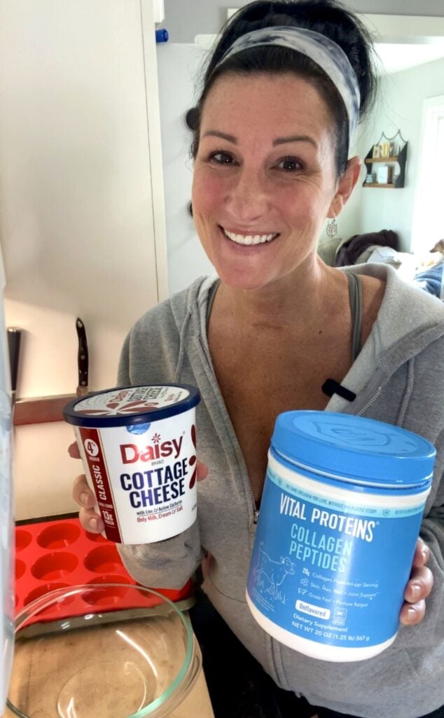 cottage cheese and protein powder