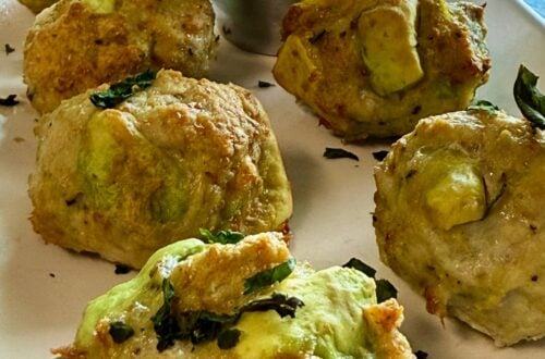 Air Fryer Chicken Avocado Bites