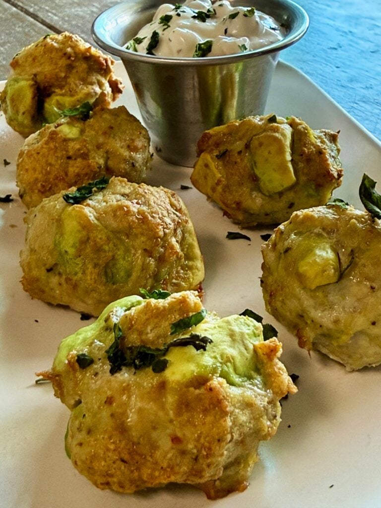 Air Fryer Chicken Avocado Bites
