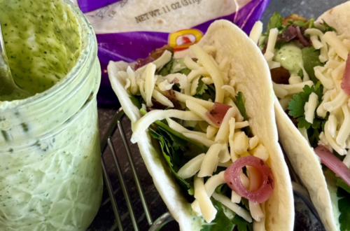 High Protein Cilantro Lime Chicken Tacos