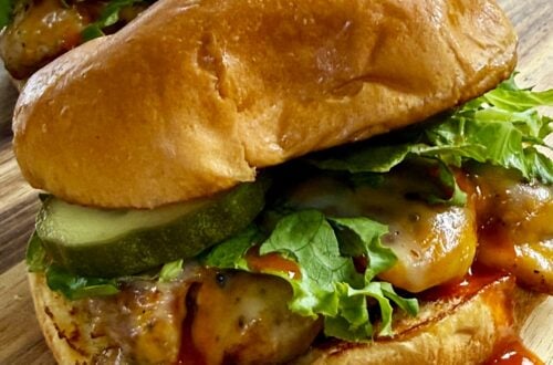 Honey Lemon Buffalo Chicken Sandwiches