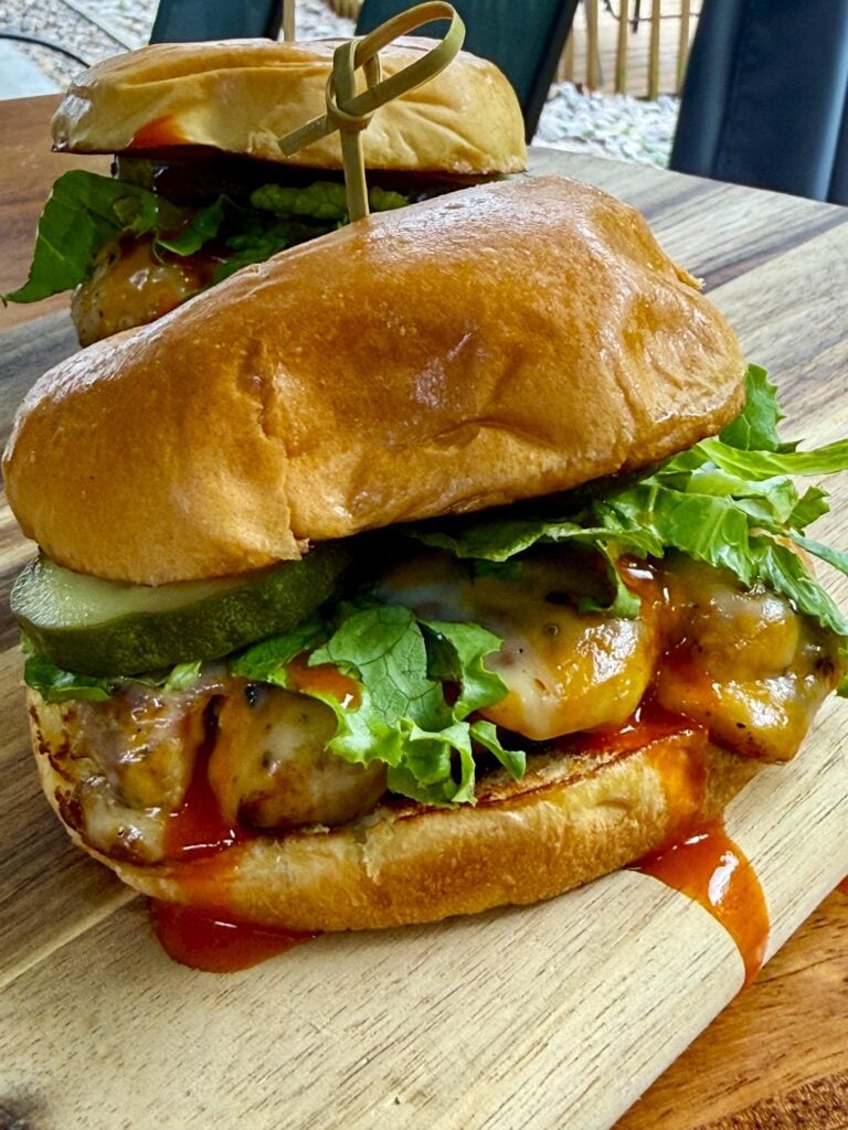 Honey Lemon Buffalo Chicken Sandwiches