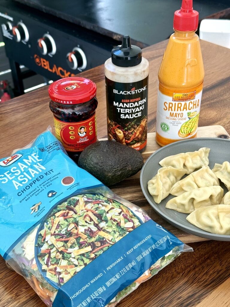 ingredients for the salads