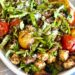 Crispy Pasta Caprese Chicken Salad