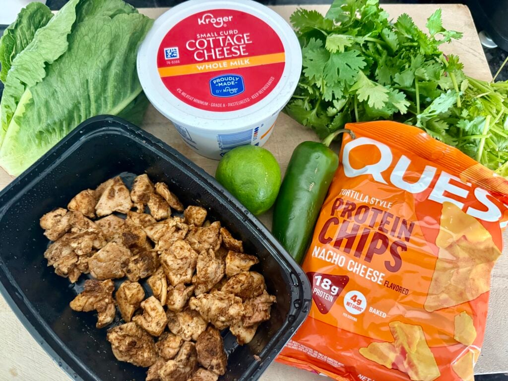 ingredients for the salads