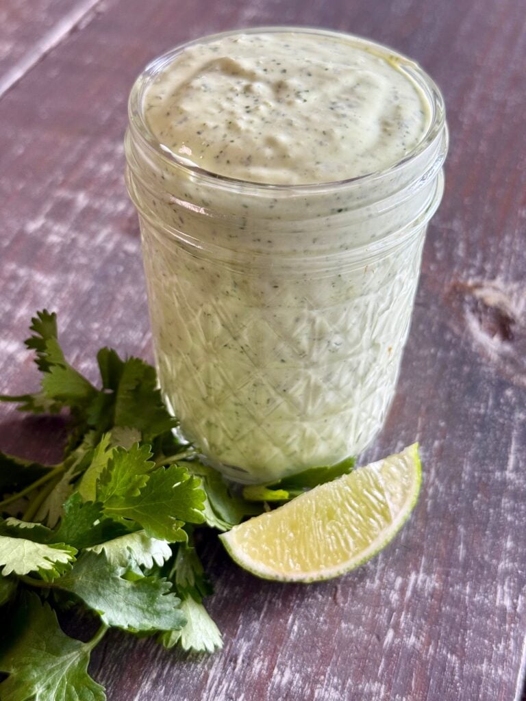 Cilantro Jalapeno Cottage Cheese Dressing