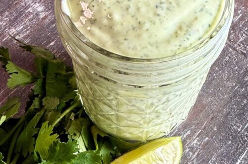 Cilantro Jalapeno Cottage Cheese Dressing