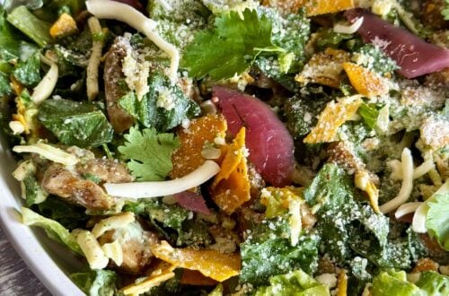 High Protein Chicken Taco Salad