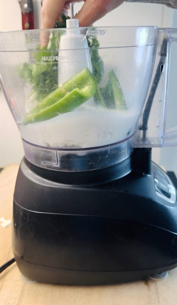 ingredients in food processor