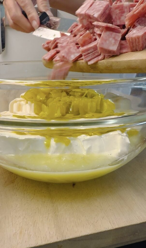 Salami Pepperoncini Dip