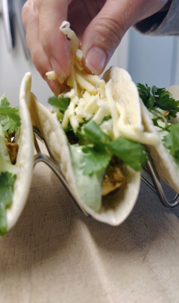 High Protein Cilantro Lime Chicken Tacos