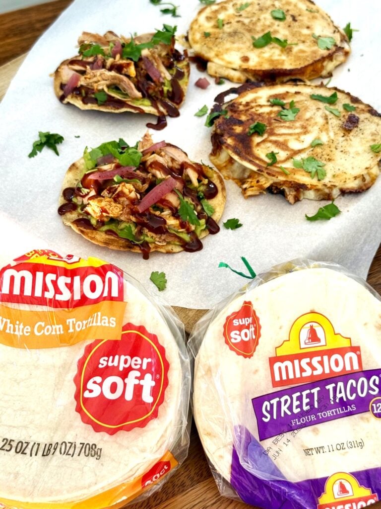 Easy BBQ Chicken Tostadas
