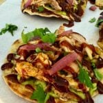 Easy BBQ Chicken Tostadas