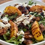 Hot Honey Peach Chicken Salads