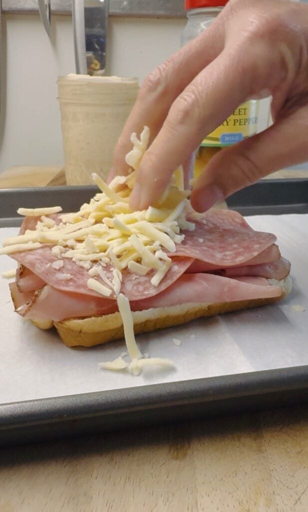Baked Italian Subs with Cherry Pepper Aioli