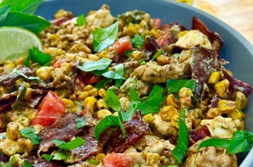 Chicken Bacon Jalapeno Corn Salad