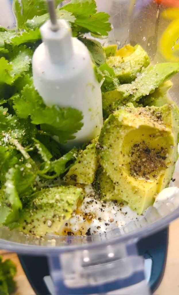 High Protein Avocado Cilantro Lime Sauce